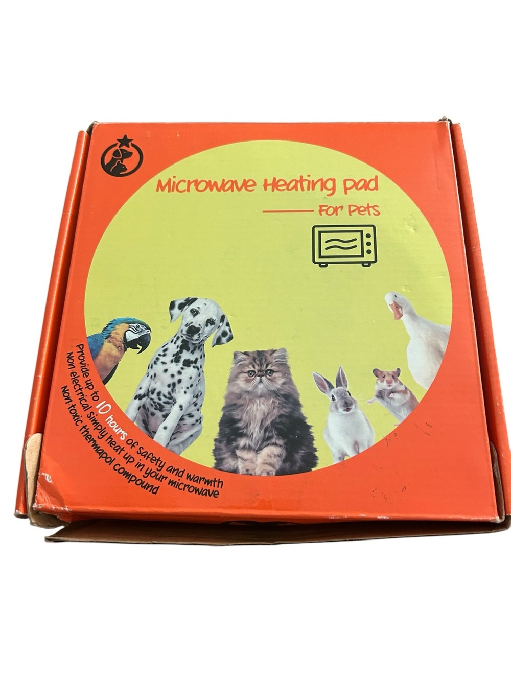 Open Box Microwave Heating Pad for Pets